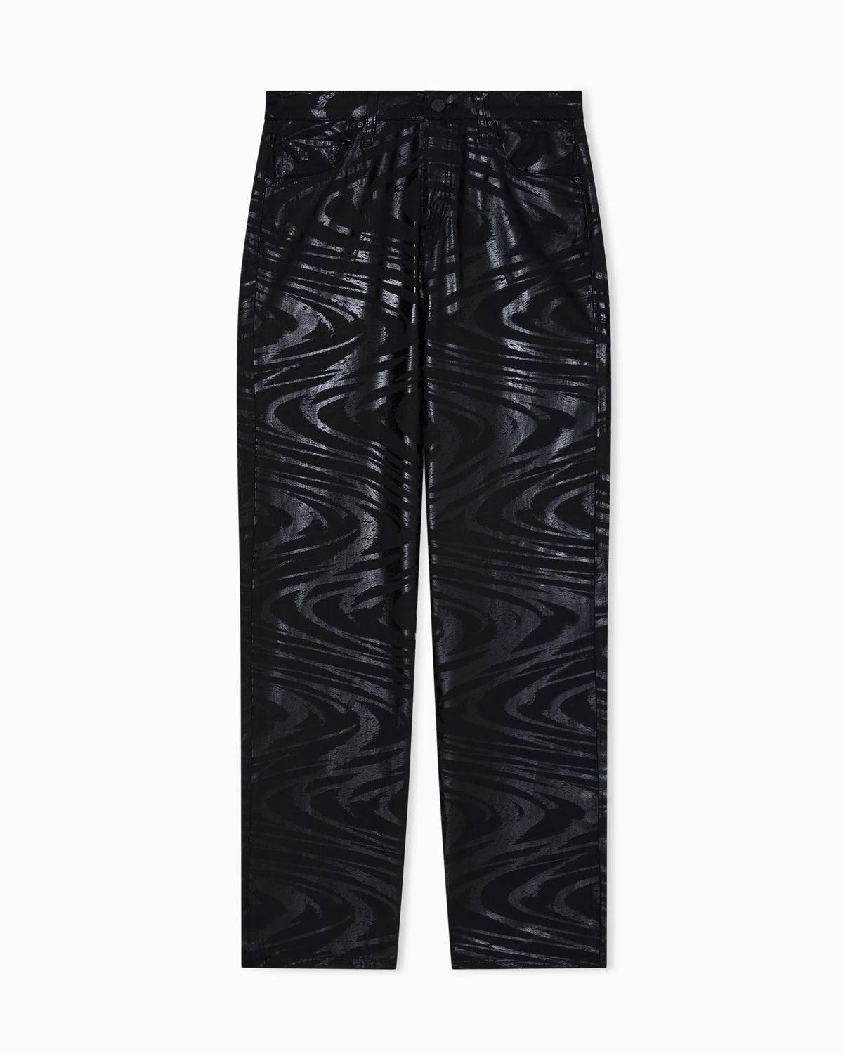 Low rise relaxed fit shaded jeans