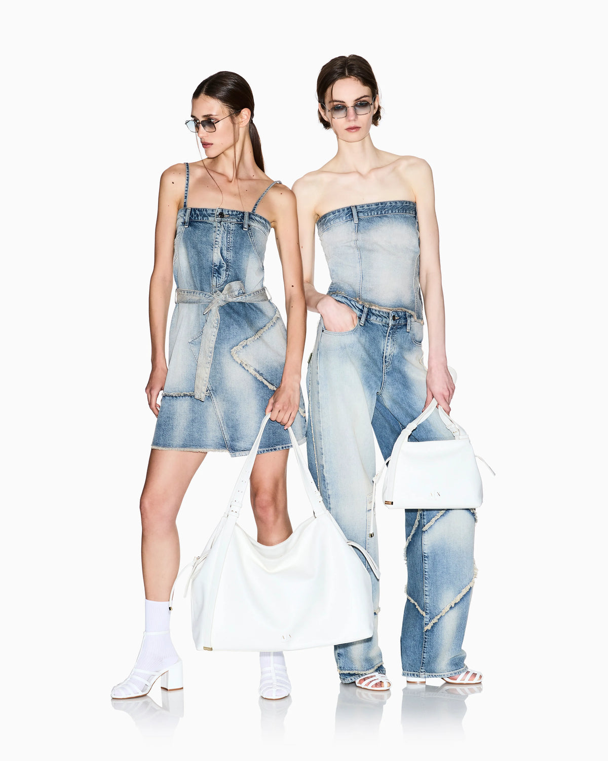 Relaxed Fit Jeans in Pigmented Denim Used Look