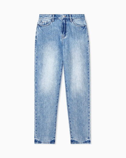 oversized fit 5 pockets denim pant rigid cotton
