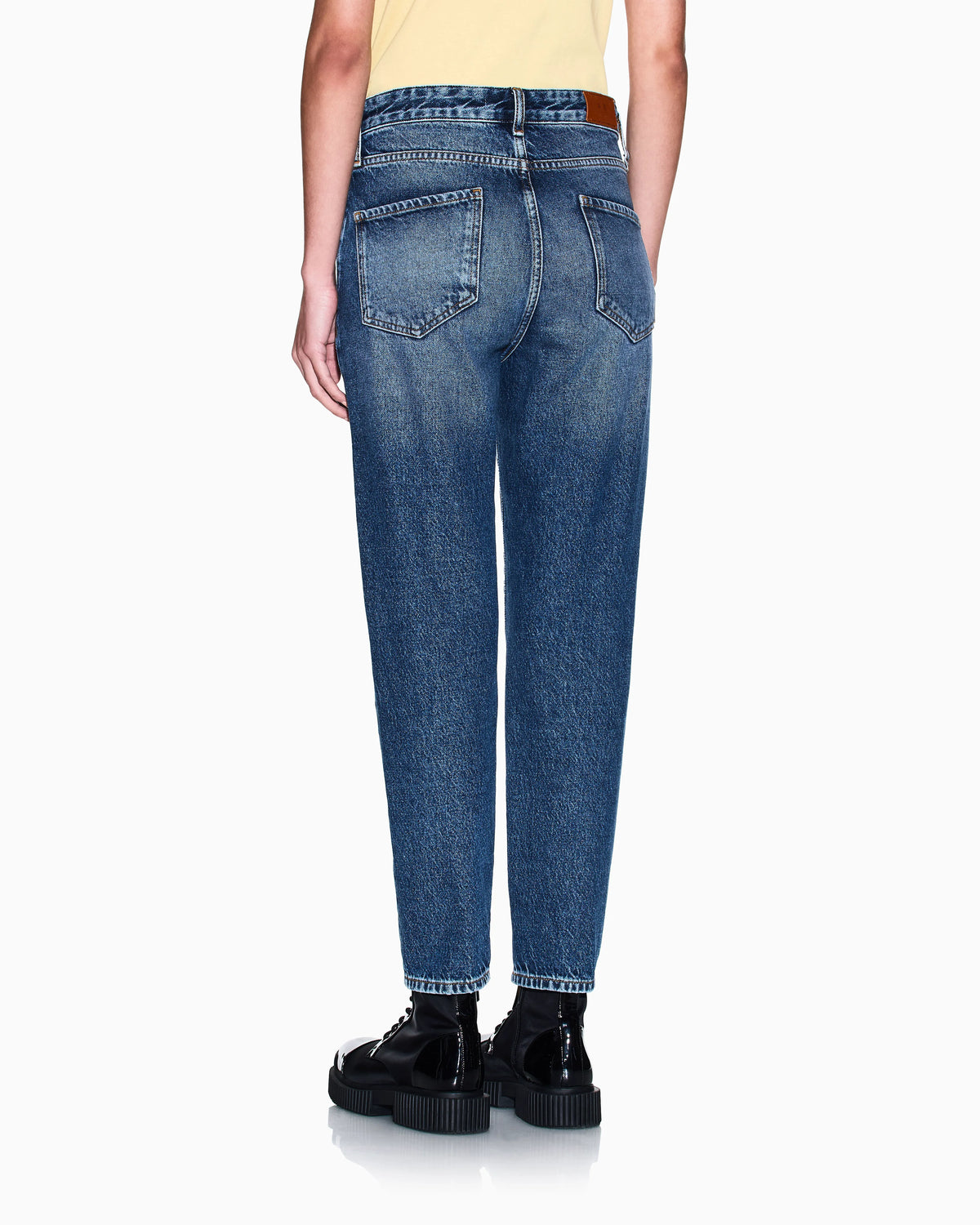 Boyfriend Jeans in dark denim