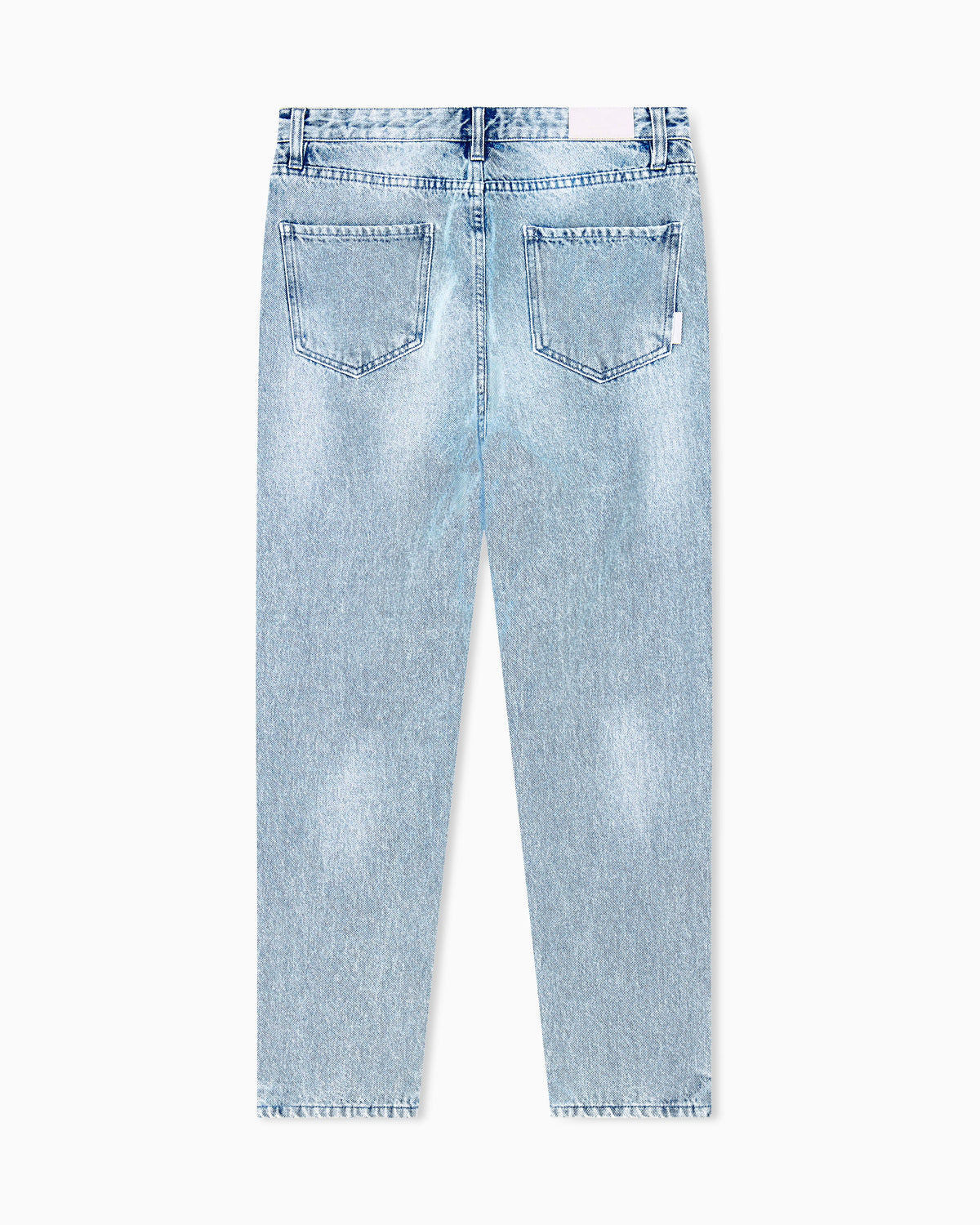 boyfriend fit 5-pocket pants rigid cotton denim