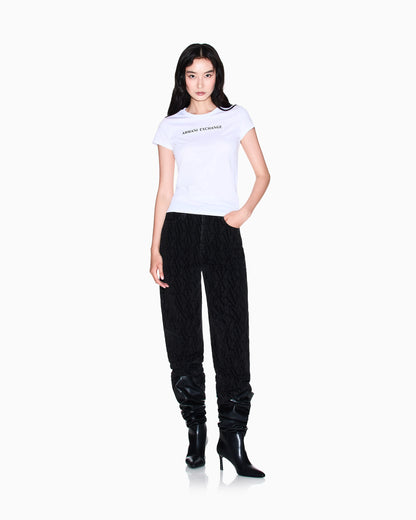 Allover logo relaxed fit jeans