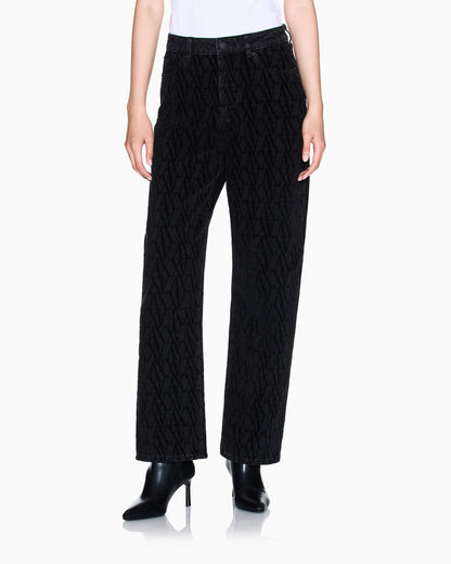 Allover logo relaxed fit jeans