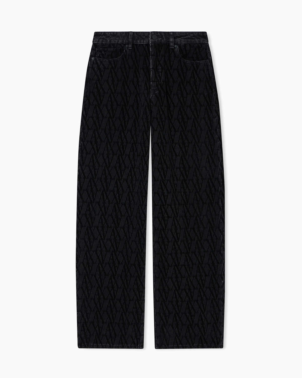 Allover logo relaxed fit jeans