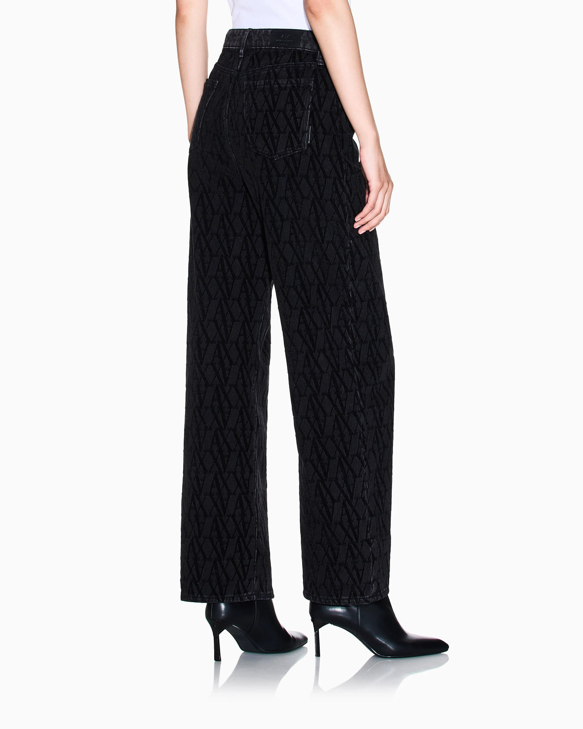 Allover logo relaxed fit jeans