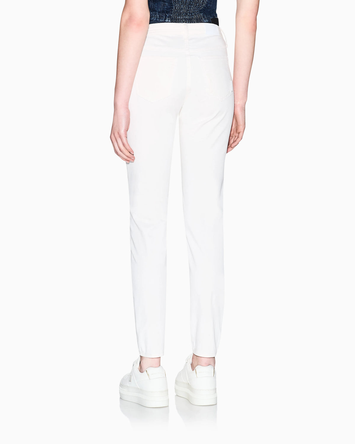 Super skinny jeans in stretch satin