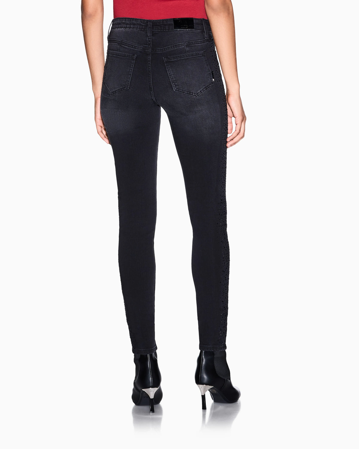 super skinny 5 pockets pant in denim stretch