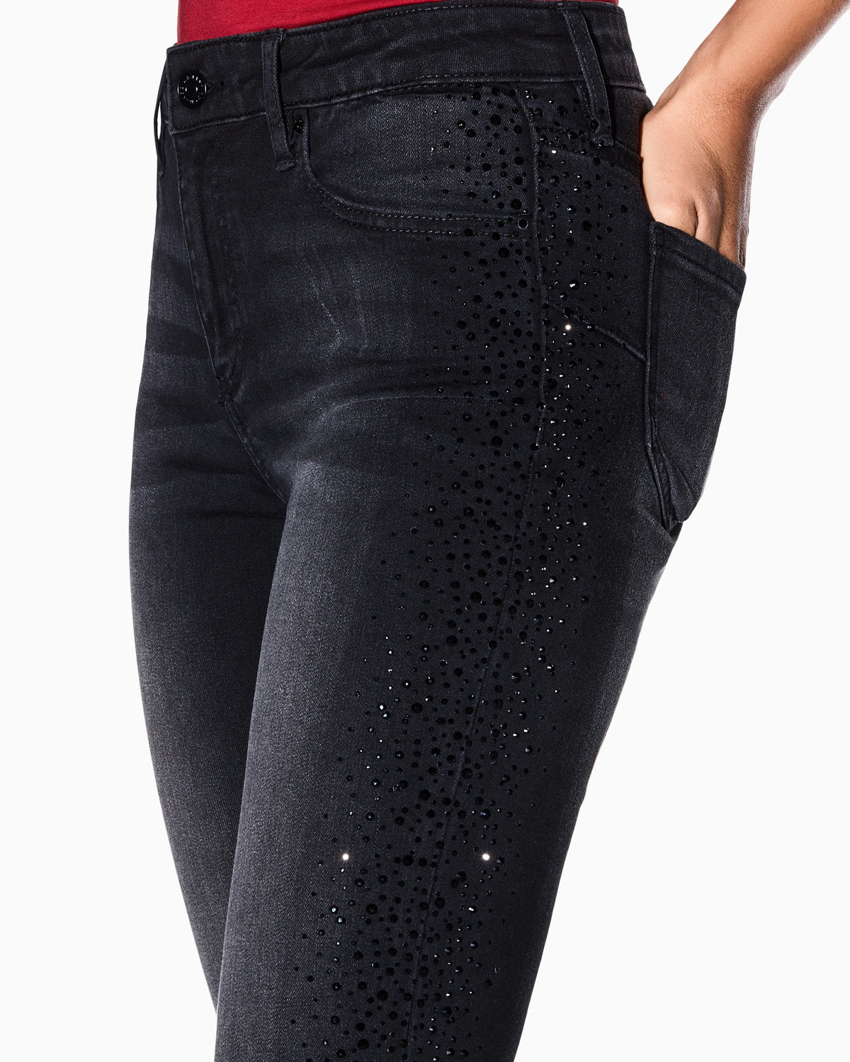 super skinny 5 pockets pant in denim stretch