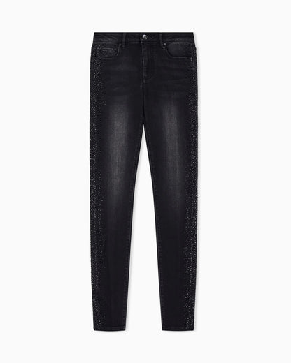 super skinny 5 pockets pant in denim stretch