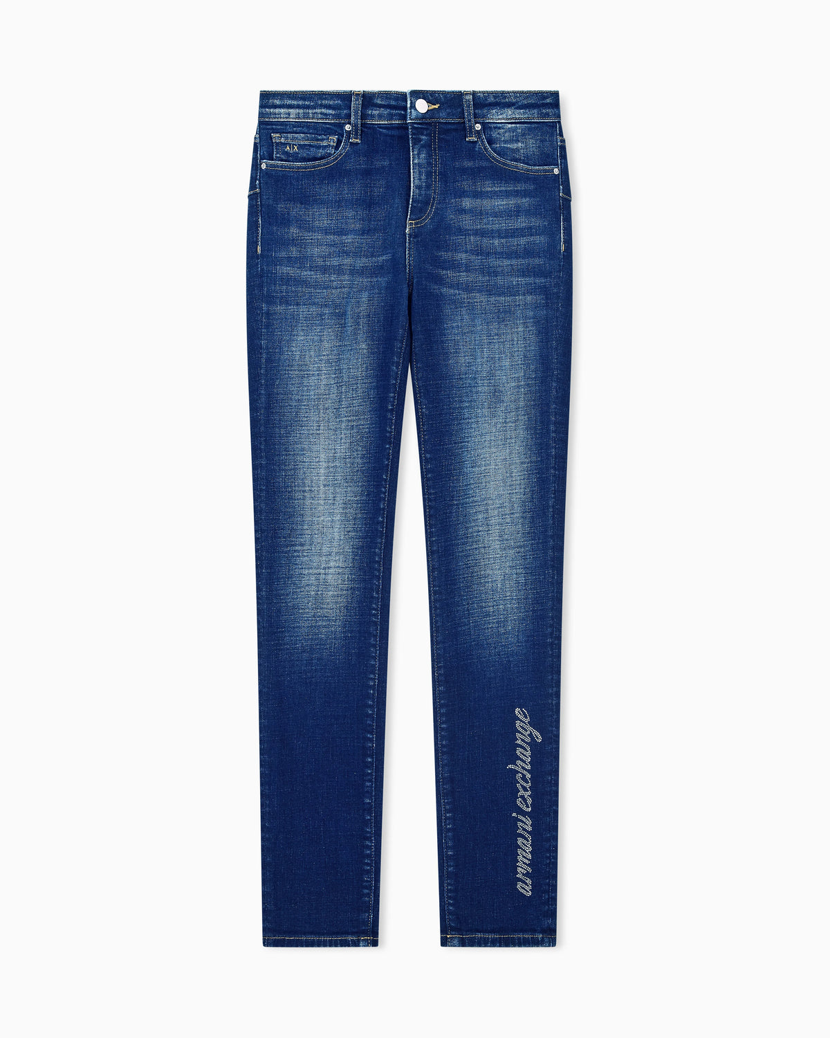 slim fit 5 pockets pant in denim stretch