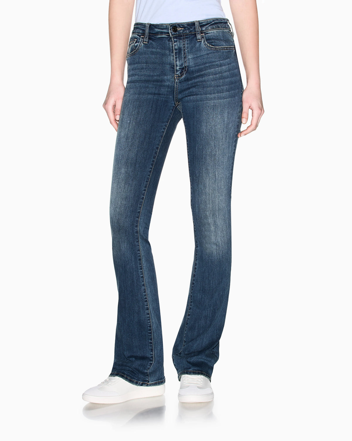 Flare Indigo Ultra-Stretch Jeans