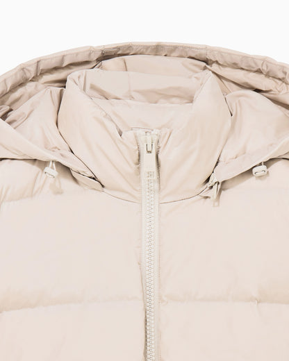 down jacket in downproof nylon