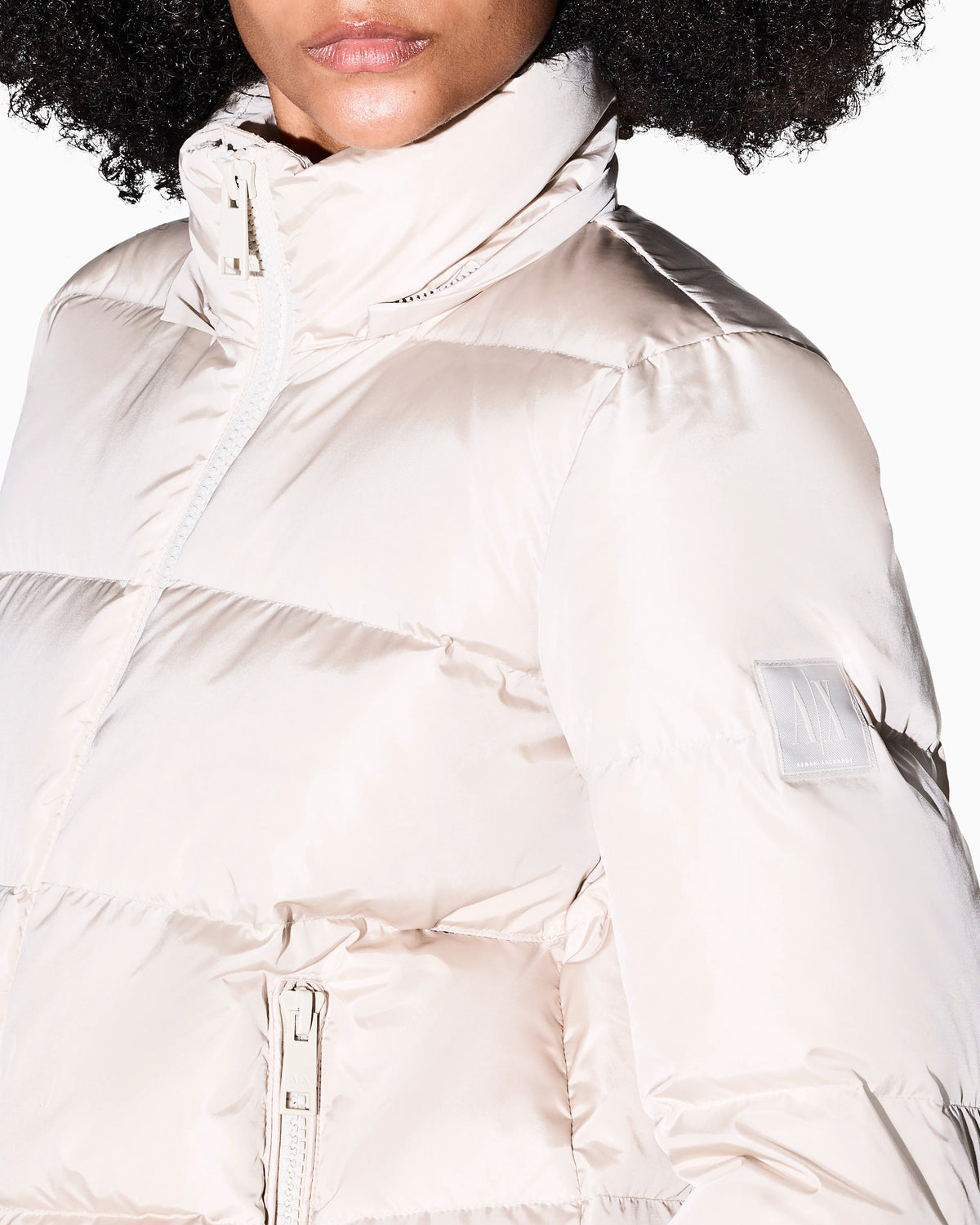 down jacket in downproof nylon