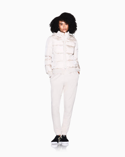 down jacket in downproof nylon