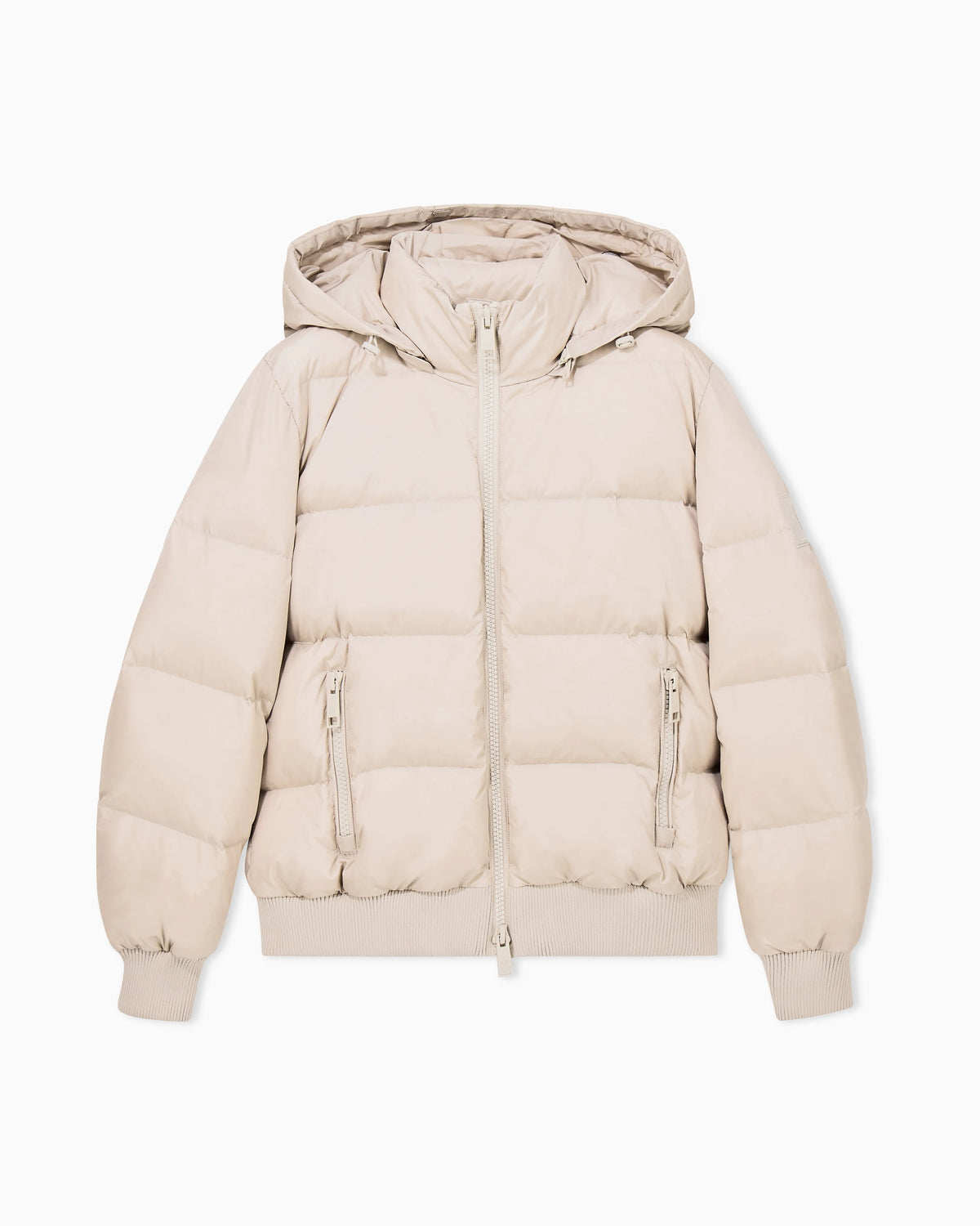 down jacket in downproof nylon