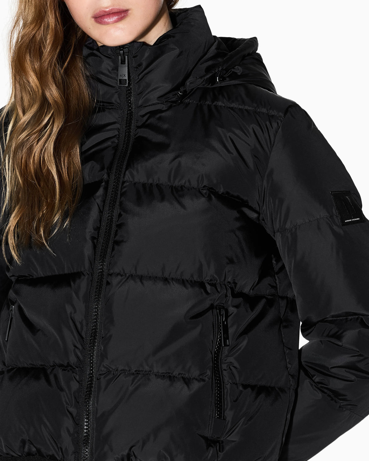 down jacket in downproof nylon