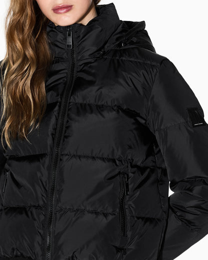 down jacket in downproof nylon