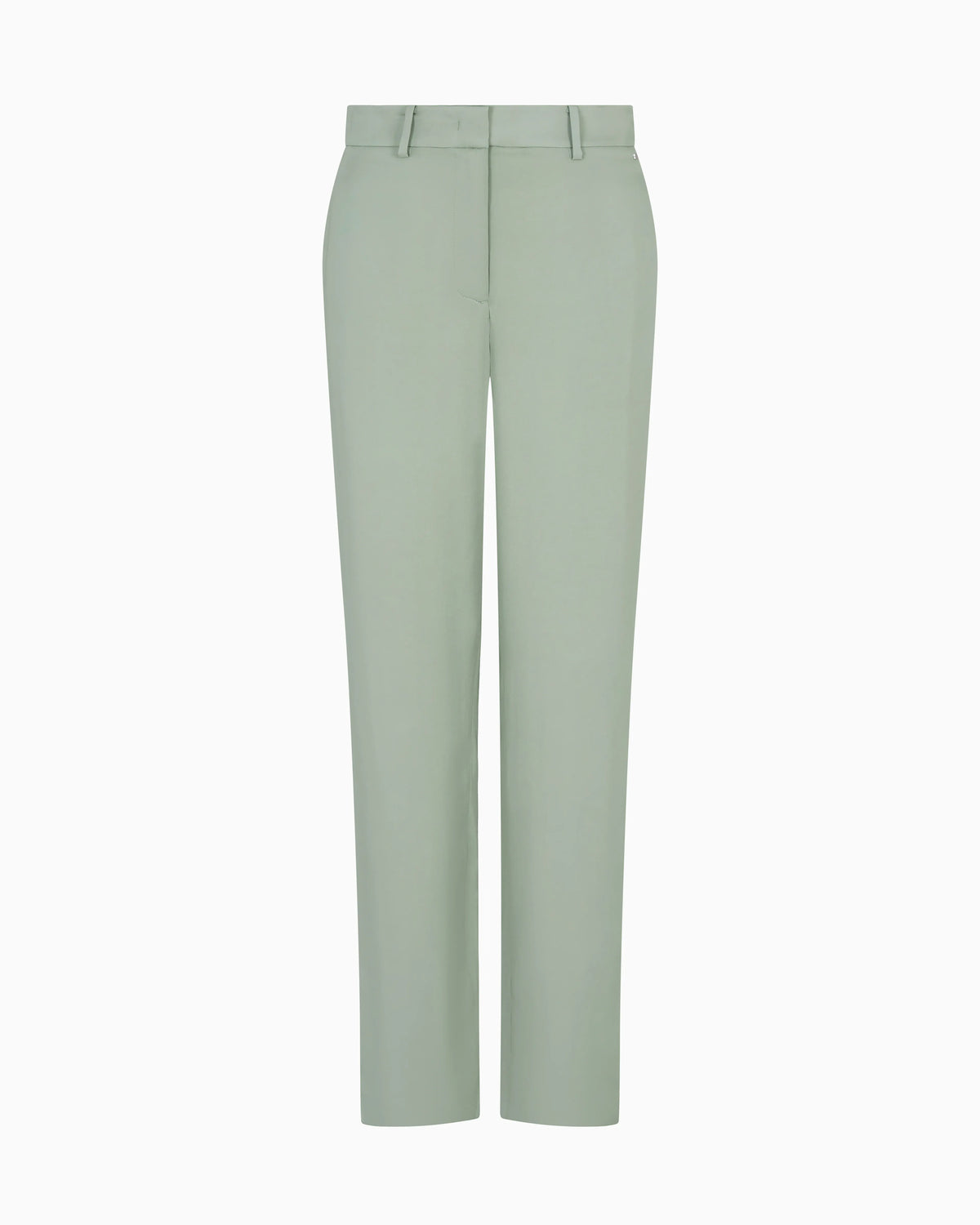 Straight viscose trousers