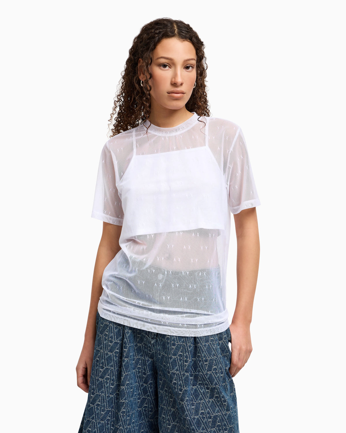 Transparent T-shirt with top