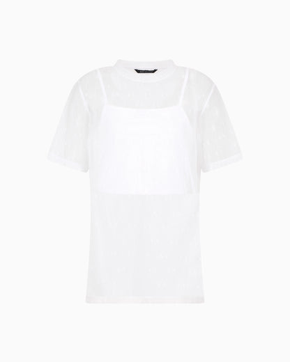 Transparent T-shirt with top