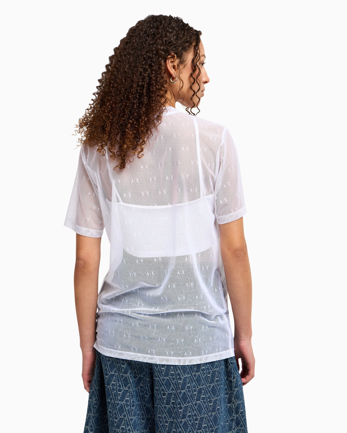 Transparent T-shirt with top