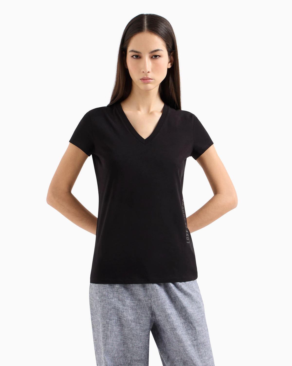 Lost in sounds slim fit t-shirt