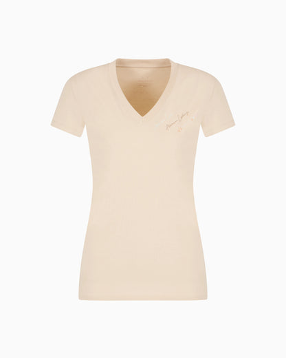 Slim fit T-shirt with signature logo