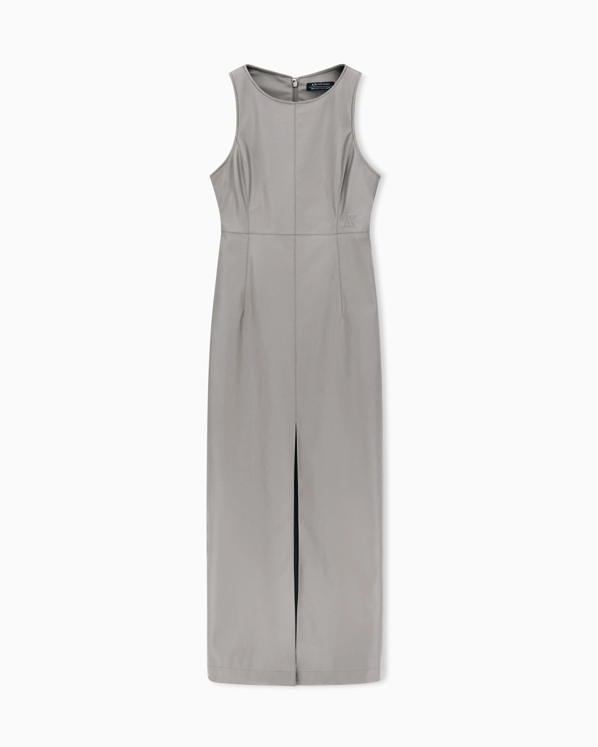 Longuette dress with slit