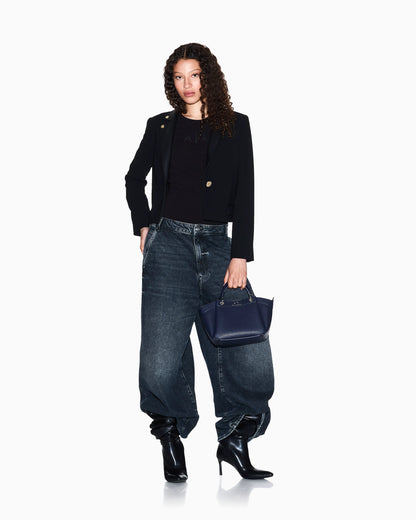 Short jacket with metal details