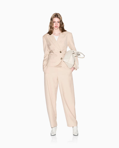 Chino trousers with button
