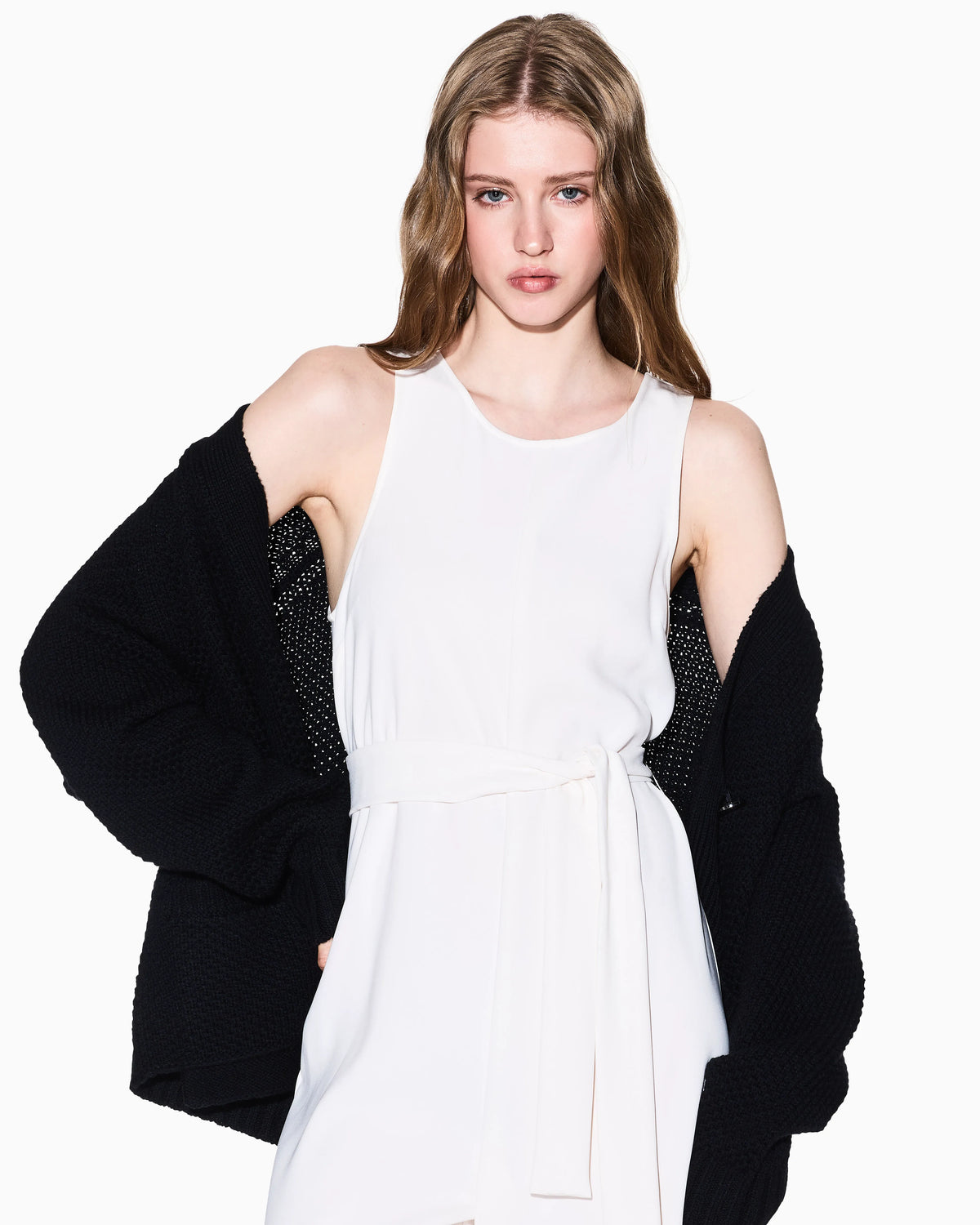 Jumpsuit with belt