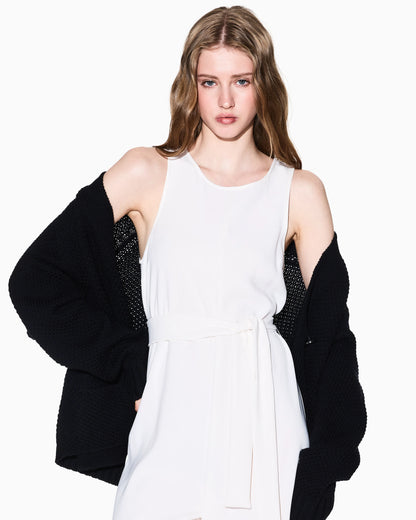 Jumpsuit with belt