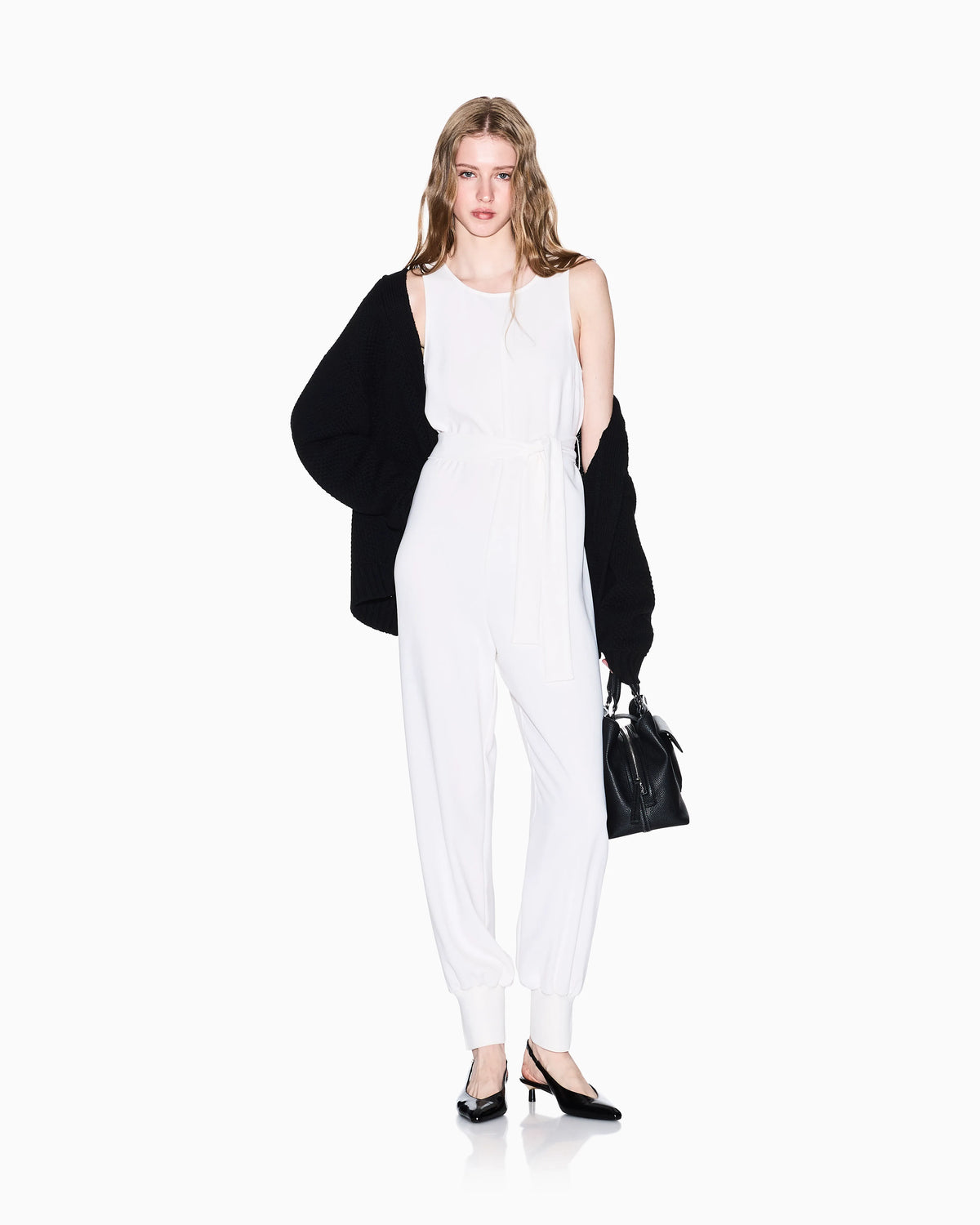 Jumpsuit with belt