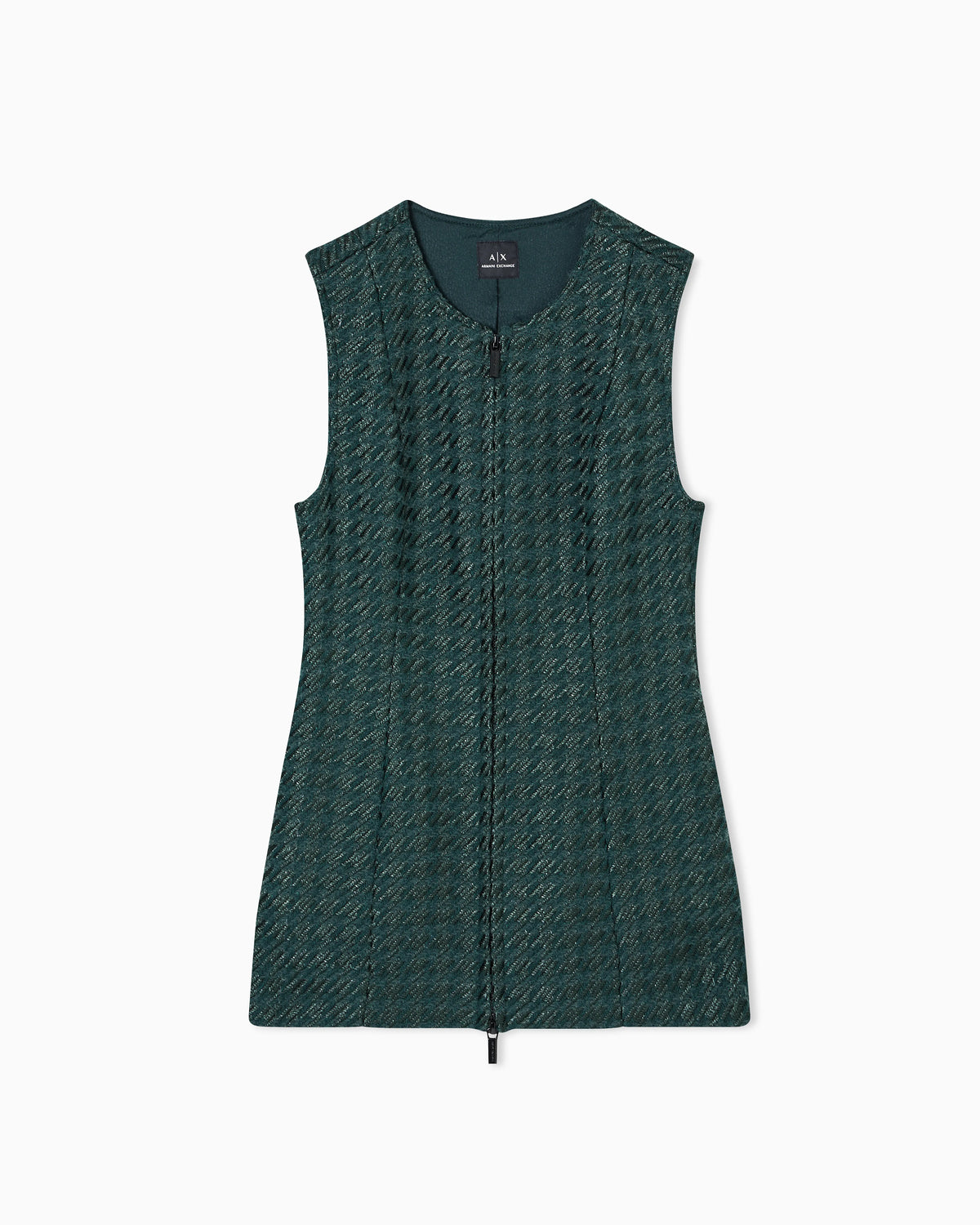 Textured zip-up top