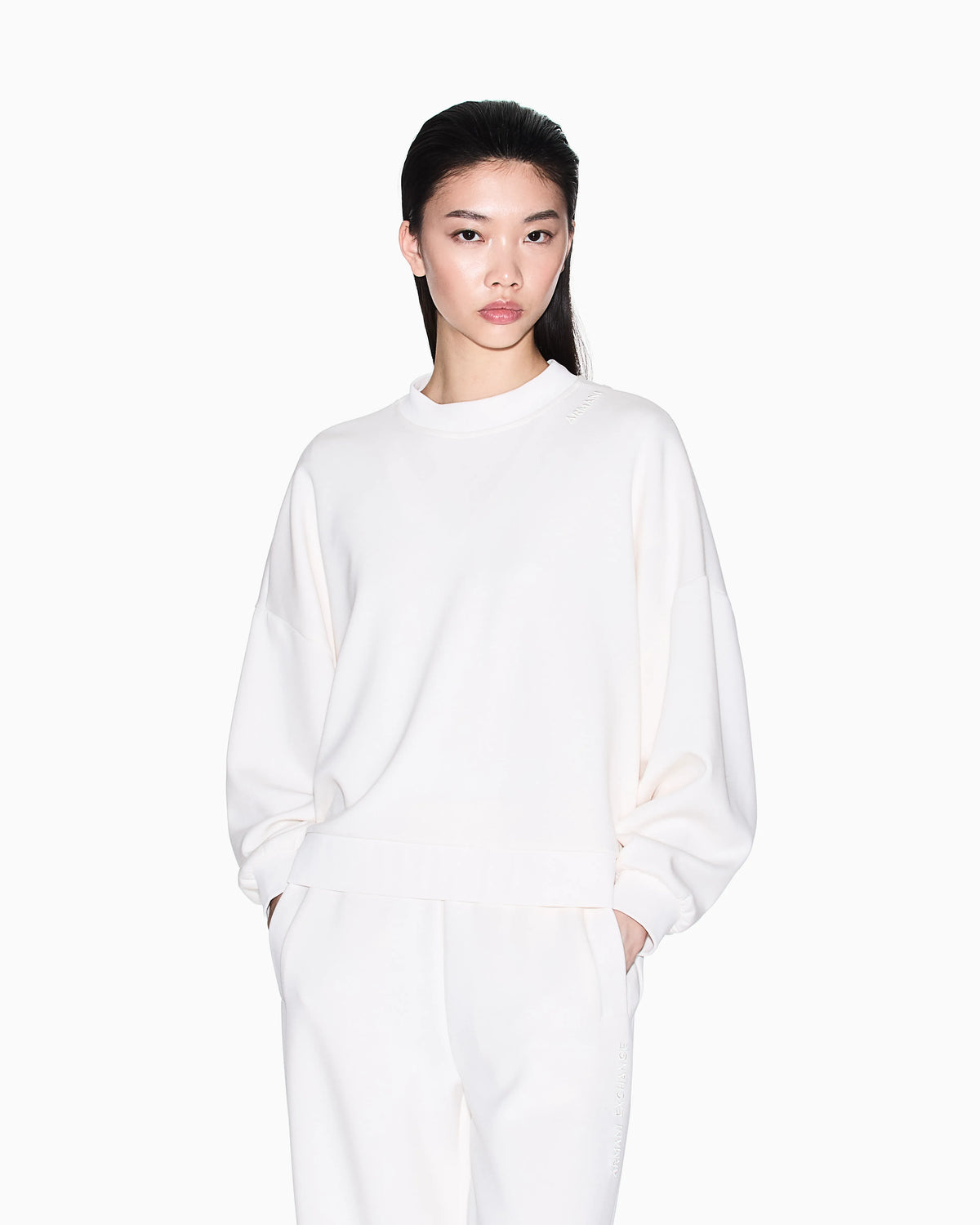 Cropped Crewneck Sweatshirt