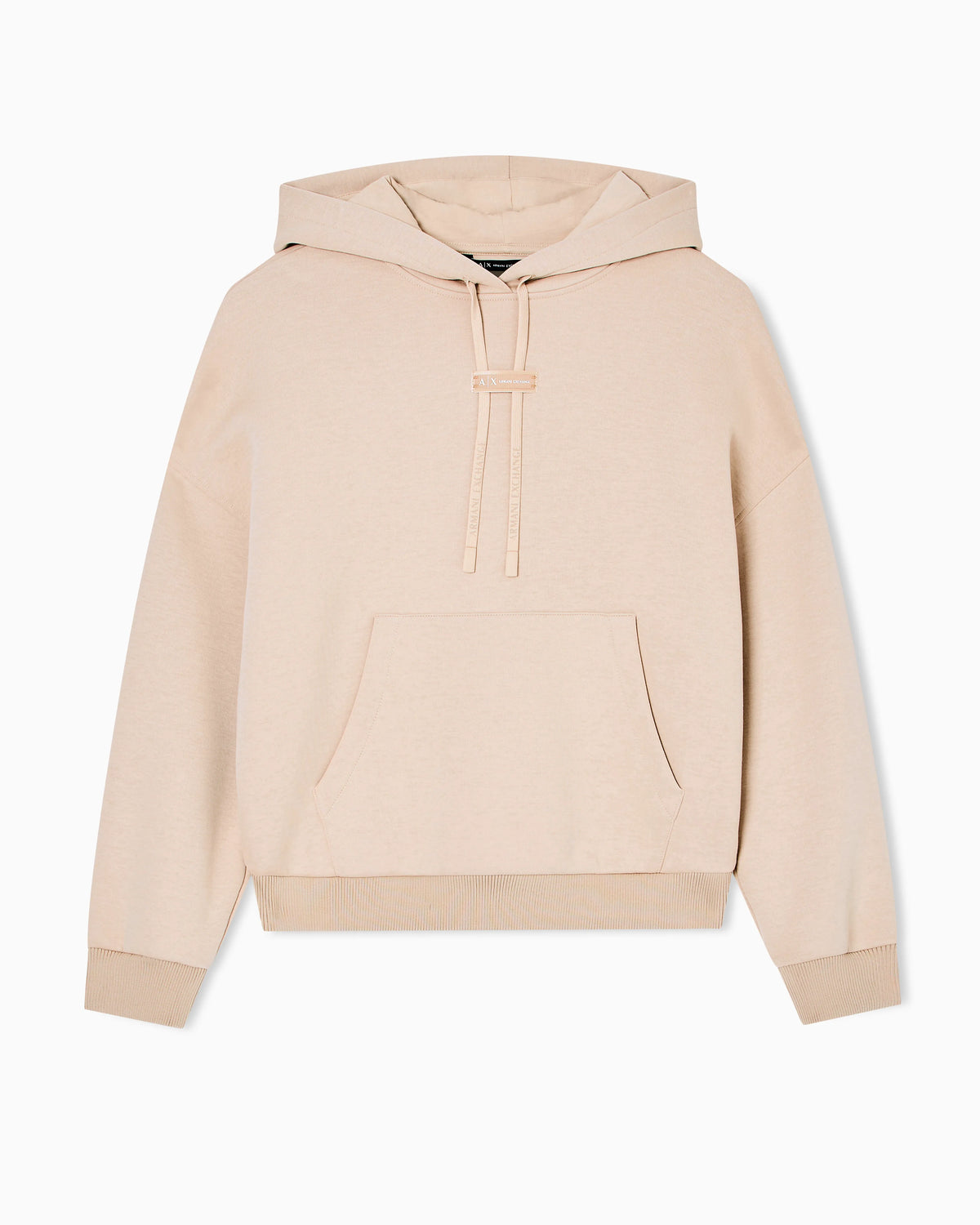 Hoodie in soft fleece fabric