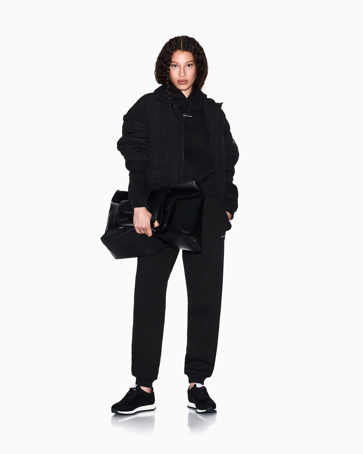 Hoodie in soft fleece fabric