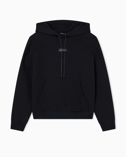 Hoodie in soft fleece fabric