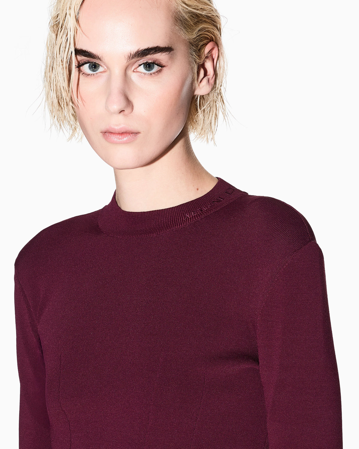 Wide rib sweater