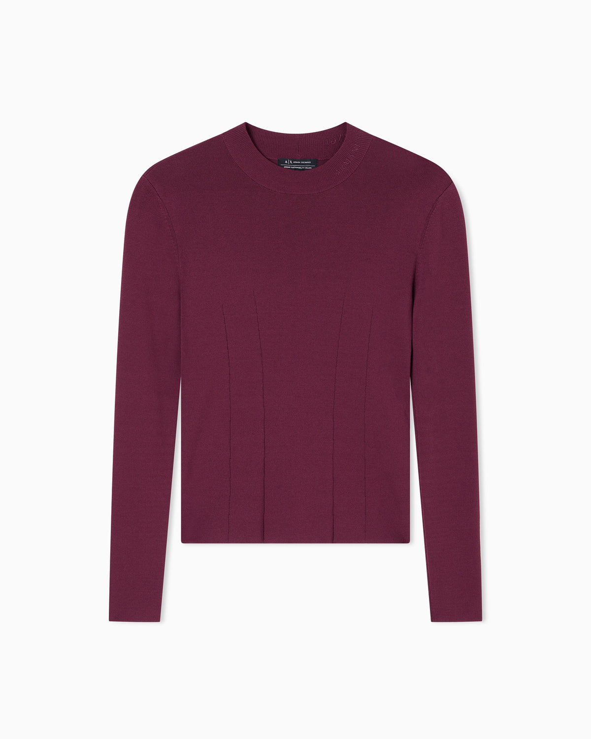 Wide rib sweater