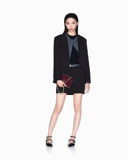 Wide rib sweater