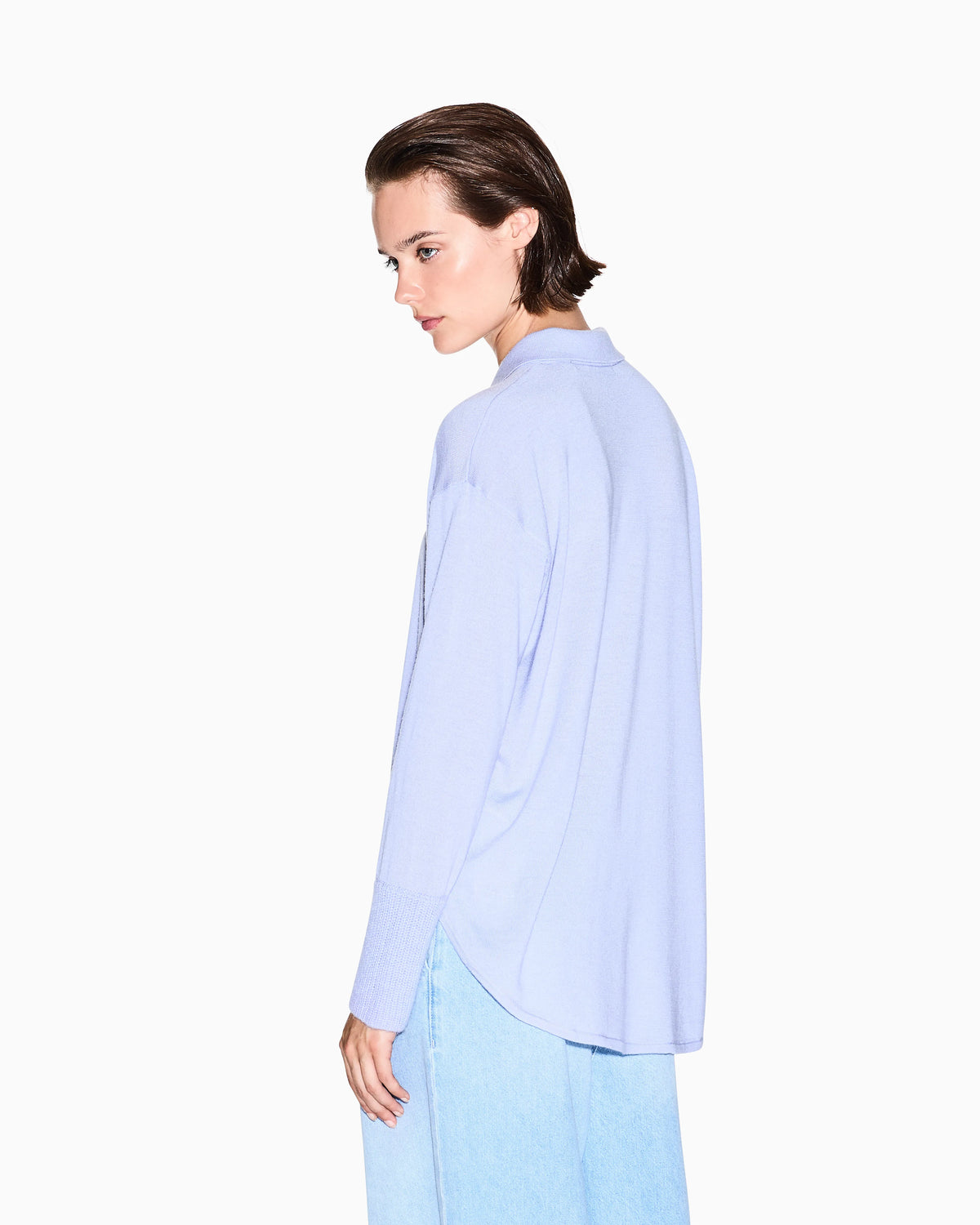 Cashmere blend knit cardigan
