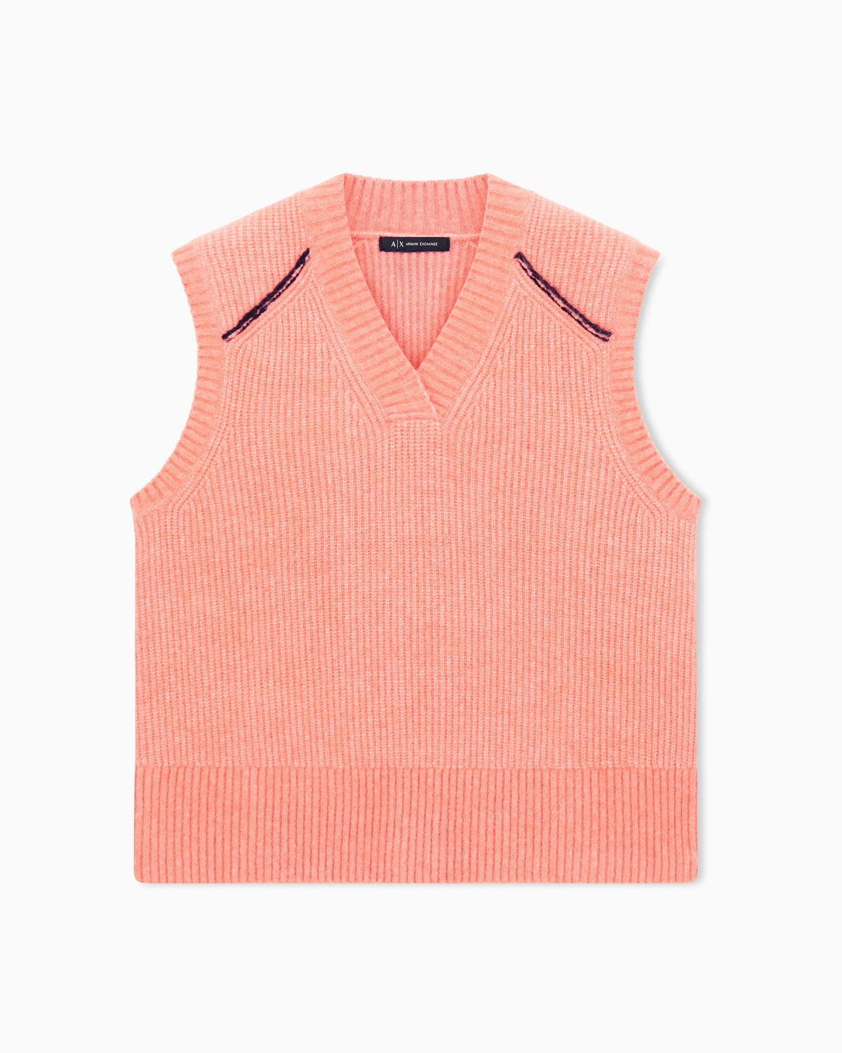 Sleeveless knitted vest