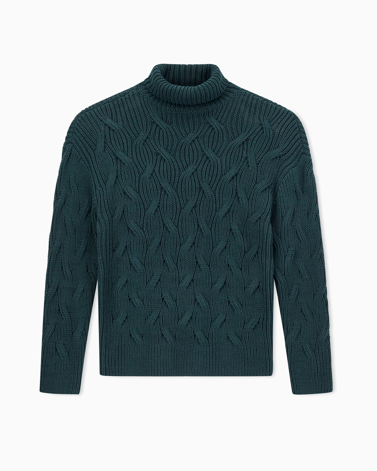 Chunky knit turtleneck sweater