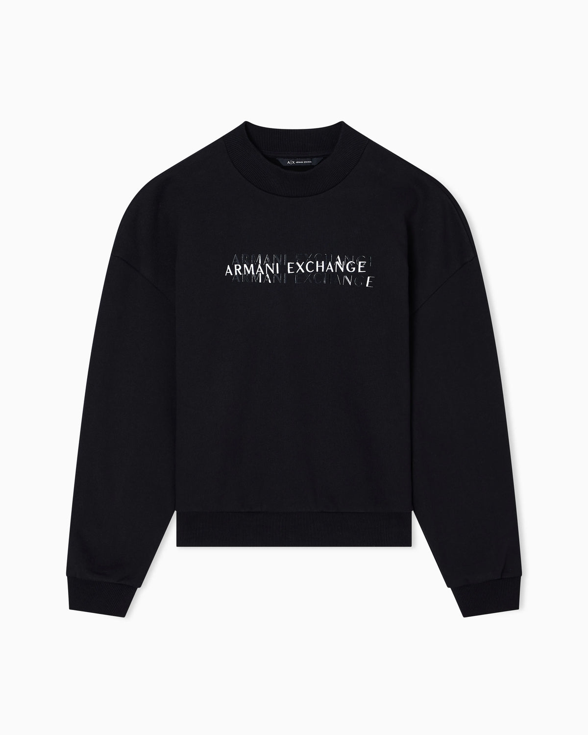 Cotton blend sweatshirt with oversized fit
