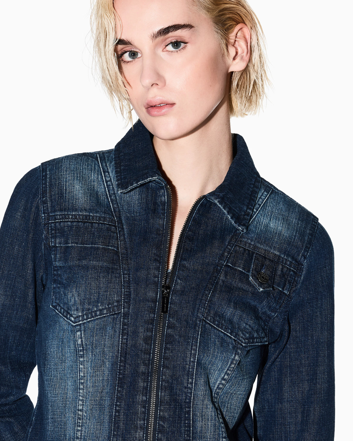 Indigo denim jacket