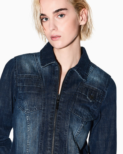 Indigo denim jacket