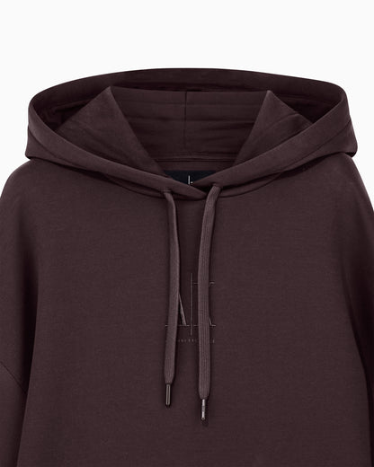 sweatshirt in jersey bonded stretch cotton