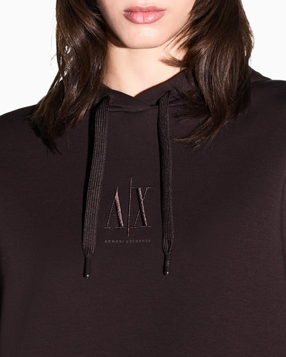 sweatshirt in jersey bonded stretch cotton