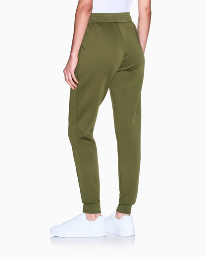 regular fit trousers jersey bonded stretch cotton